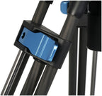 Sirui Twin-Leg Video Tripod 100mm Half-Bowl + VHS18 Professional Fluid Head