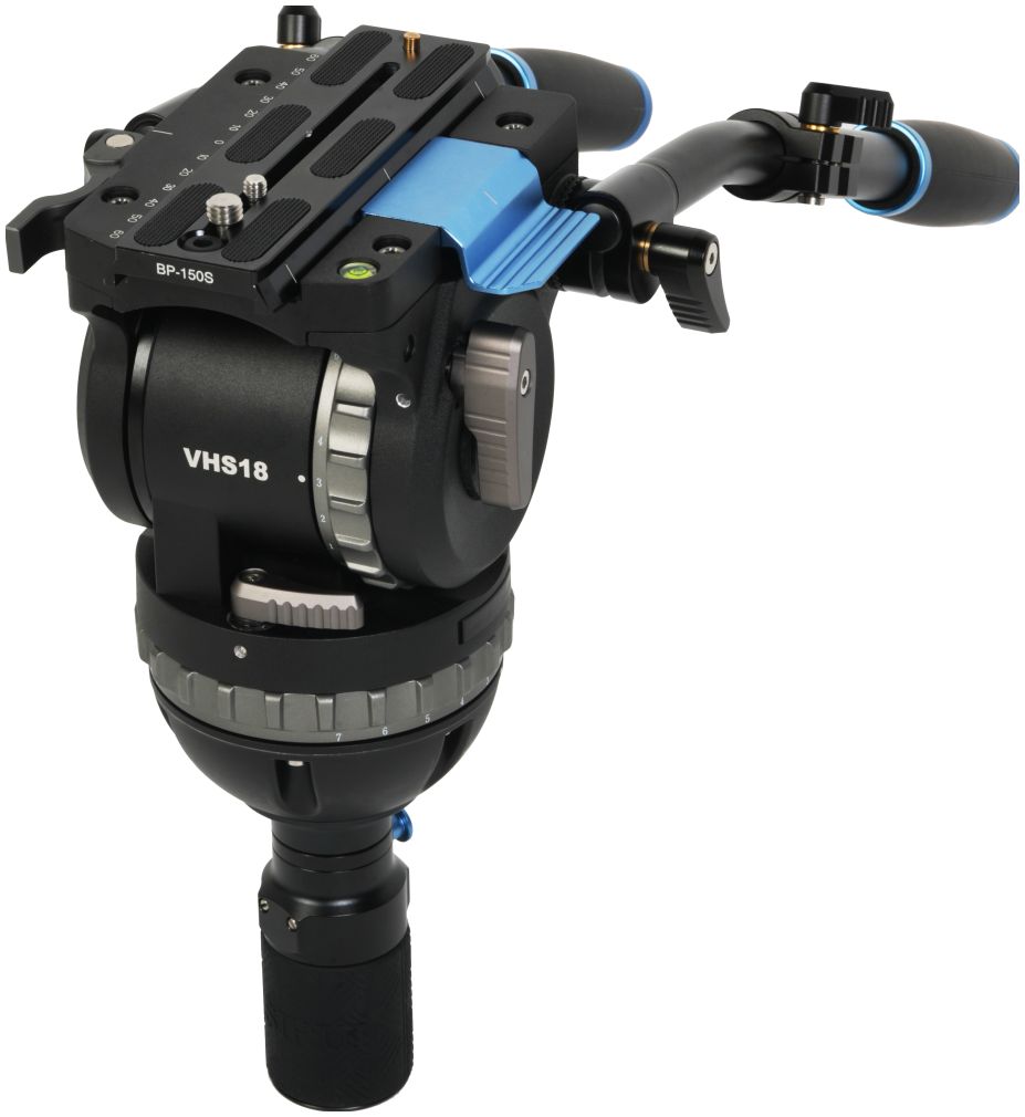 Sirui Twin-Leg Video Tripod 100mm Half-Bowl + VHS18 Professional Fluid Head