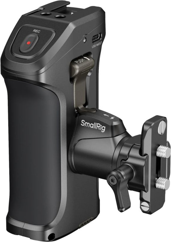 SmallRig 5235 Impugnatura laterale rotante con grilletto REC per alcune fotocamere Canon / Blackmagic Design