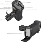SmallRig 5235 Impugnatura laterale rotante con grilletto REC per alcune fotocamere Canon / Blackmagic Design