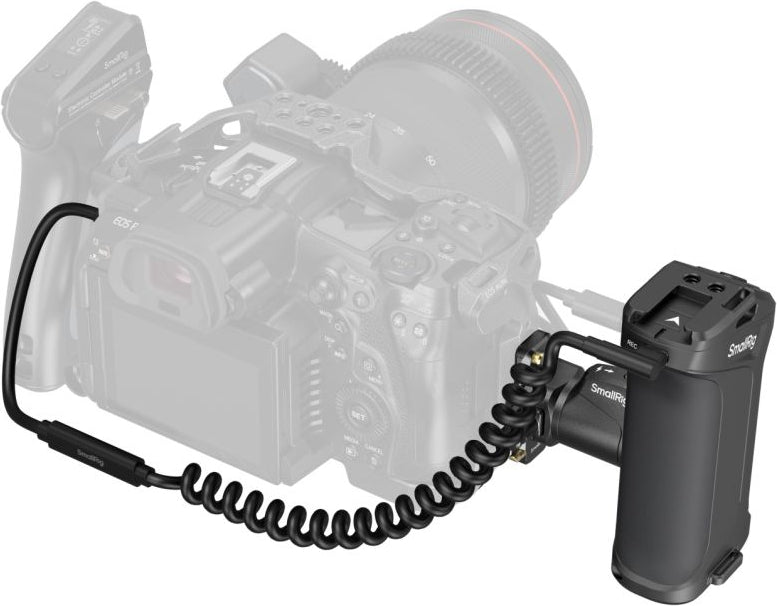SmallRig 5235 Impugnatura laterale rotante con grilletto REC per alcune fotocamere Canon / Blackmagic Design
