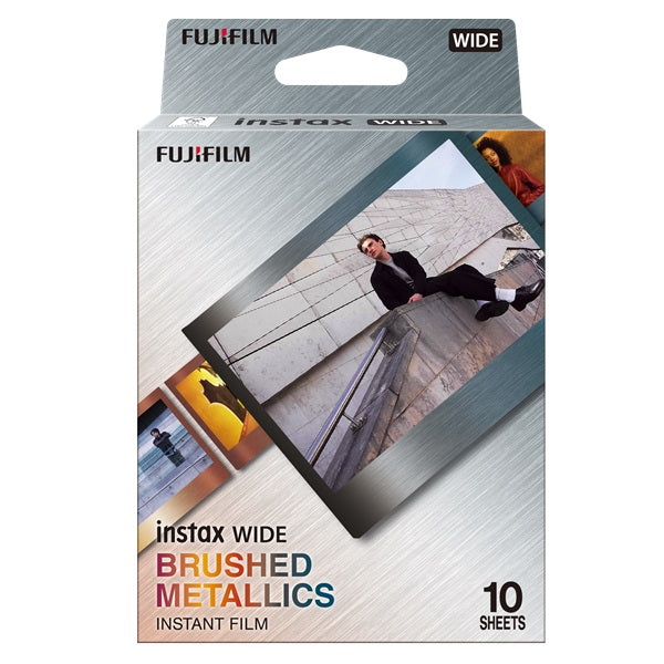 Pellicola istantanea Fujifilm INSTAX Wide, metallo spazzolato