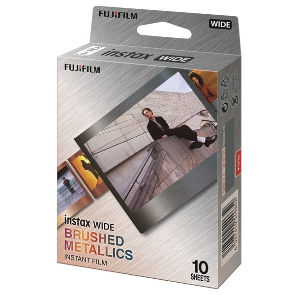 Pellicola istantanea Fujifilm INSTAX Wide, metallo spazzolato