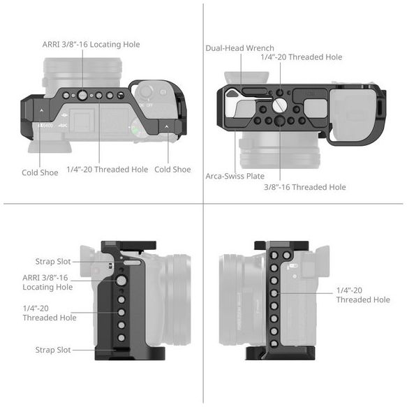 Gabbia SmallRig 2310C per Sony A6100 / A6300 / A6400 / A6500