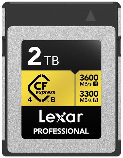 Lexar Professional Oro Scheda CFexpress Type B R3600/W3300 MB/s – 2TB