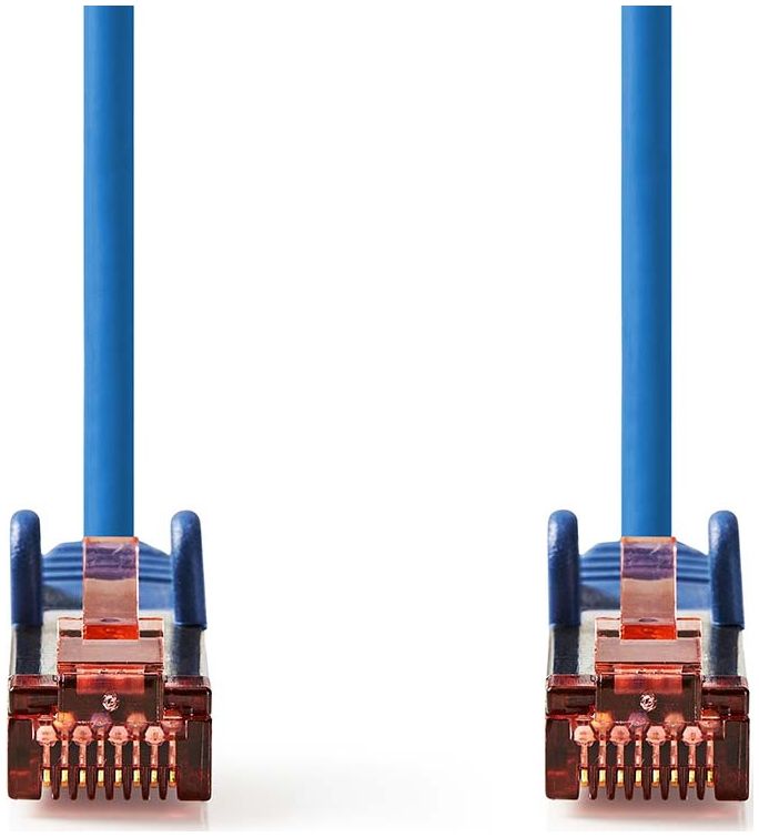 Nedis Cat6 S/FTP cavo di rete RJ45 maschio - RJ45 maschio 2m blu