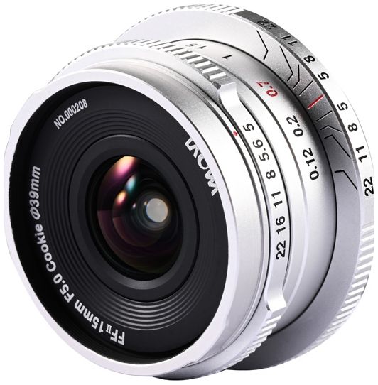 Laowa 15mm f/5 Cookie FF L-attacco (argento)
