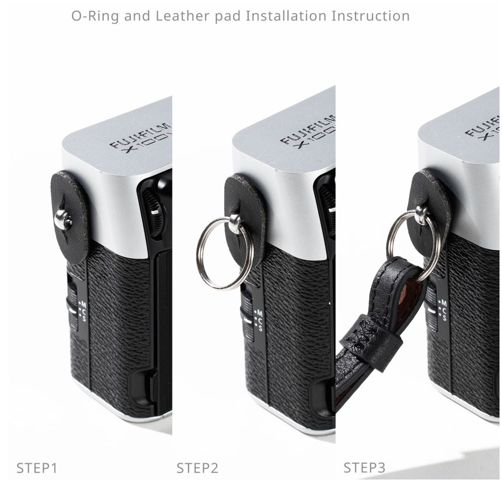 SmallRig 5208 Tracolla universale in pelle per fotocamera (nero)