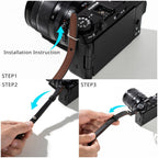 SmallRig 5208 Tracolla universale in pelle per fotocamera (nero)