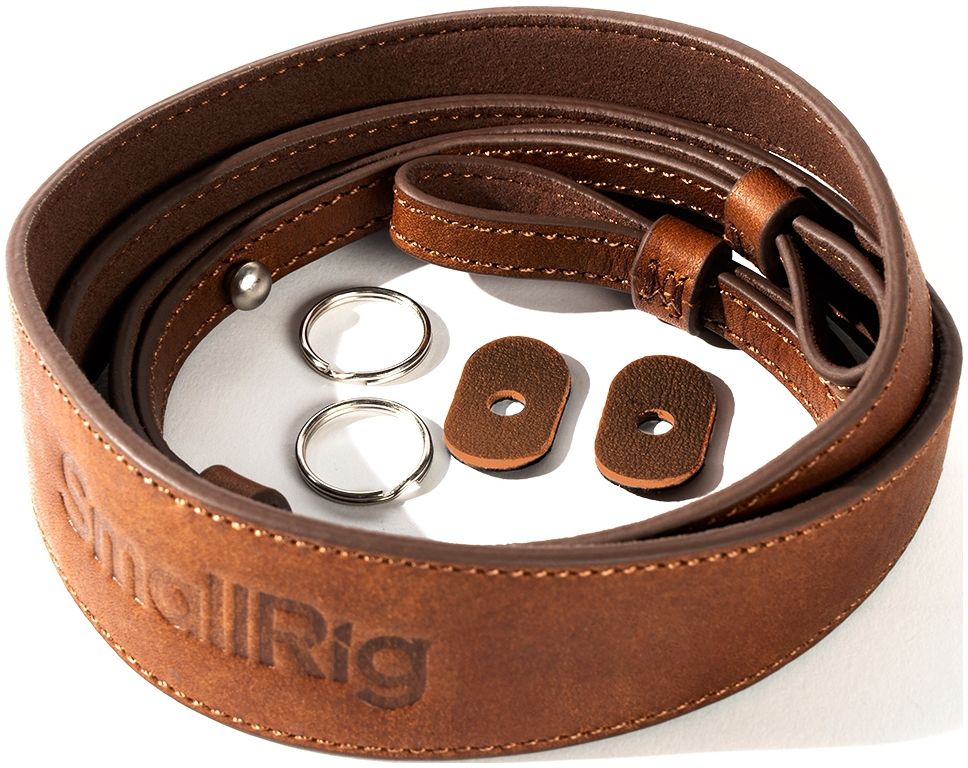 SmallRig 5209 Universal Leather Camera Shoulder Strap (brown)