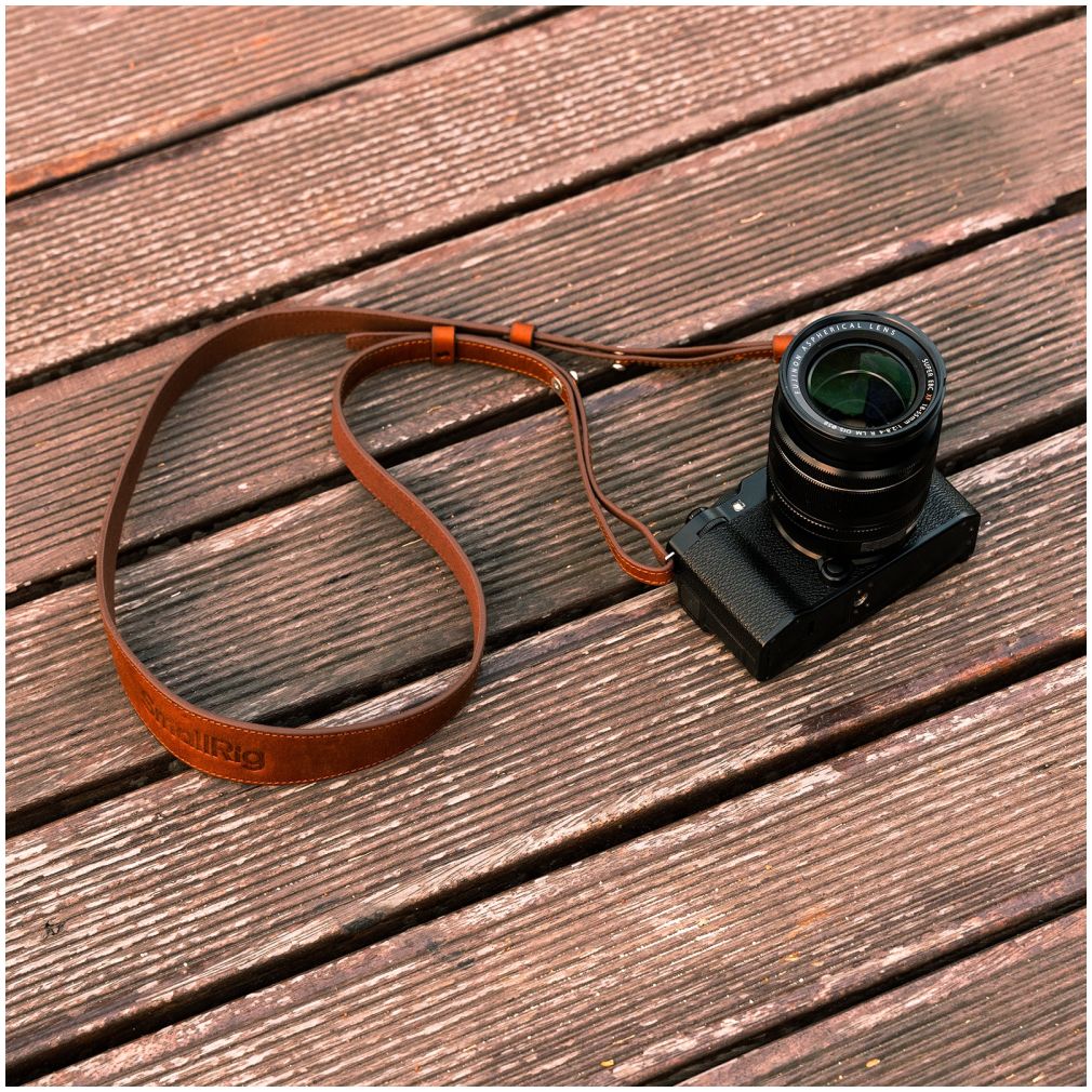 SmallRig 5209 Universal Leather Camera Shoulder Strap (brown)