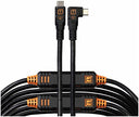 Tether Tools TetherPro Optima 10G USB-C, 31' (9,4 m), da destra a sinistra nero