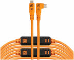 Tether Tools TetherPro Optima 10G USB-C, 31' (9,4 m), da dritto a destra arancione