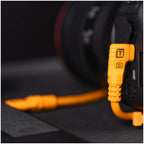 Tether Tools TetherPro Optima 10G USB-C, 6' (1.8m), straight to right orange