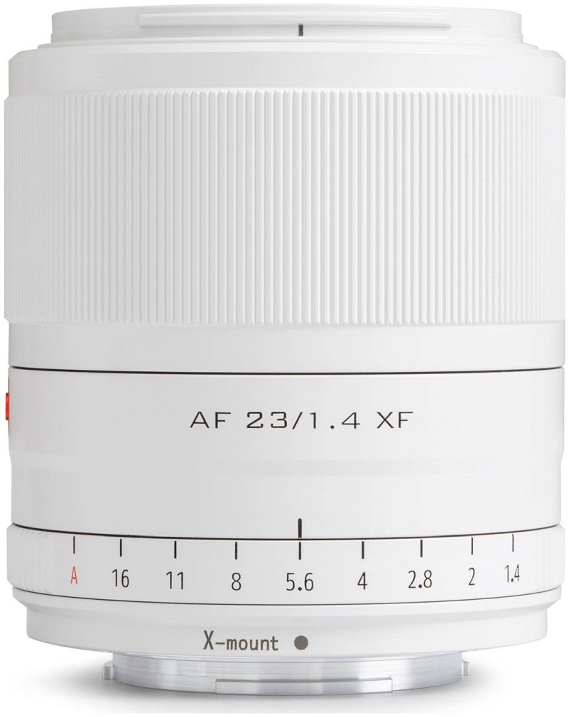 Viltrox AF 23mm f/1.4 Fuji X-attacco bianco (limited edition)