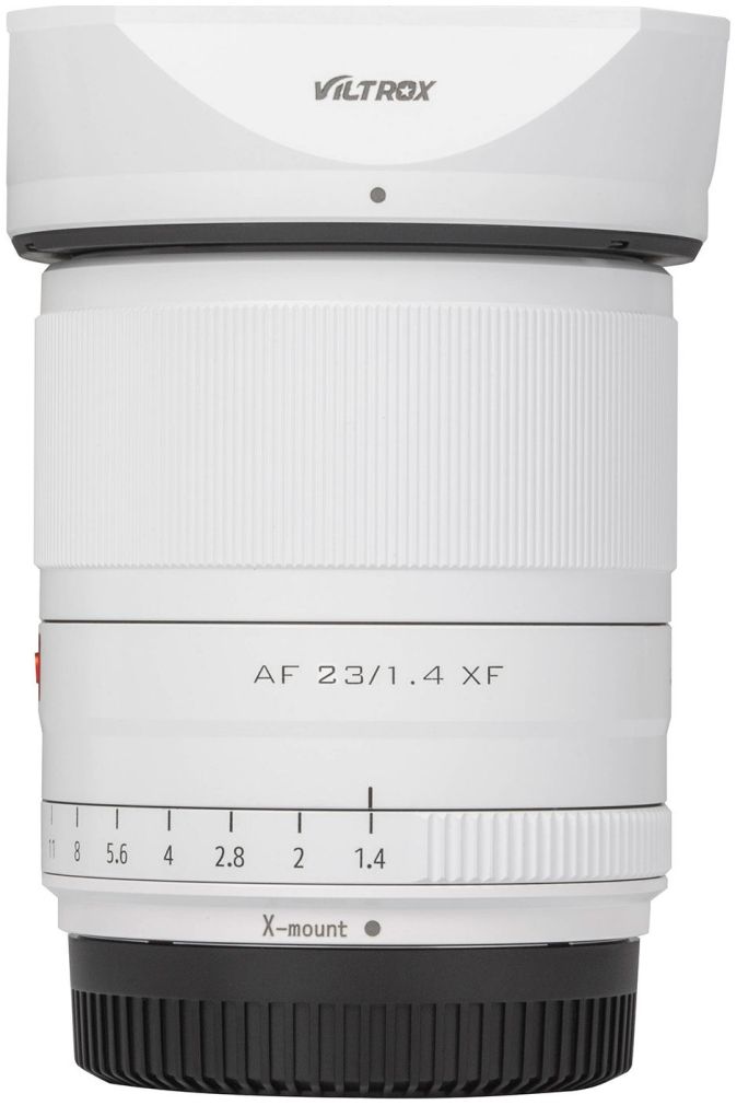 Viltrox AF 23mm f/1.4 Fuji X-attacco bianco (limited edition)