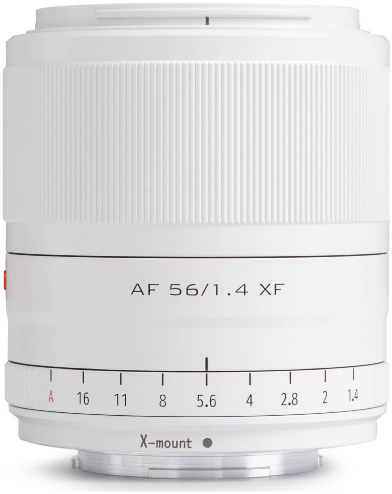 Viltrox AF 56mm F/1.4 Fujifilm X-attacco bianco (limited edition)