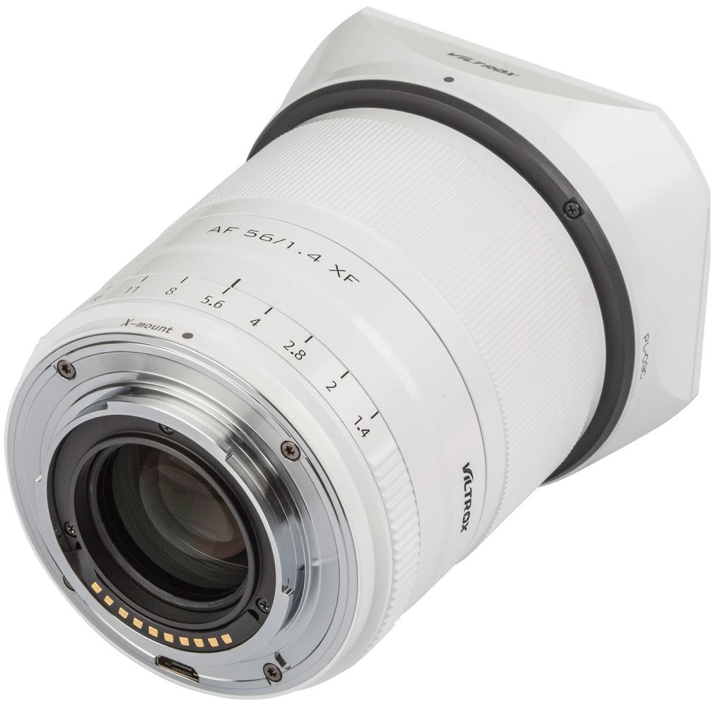 Viltrox AF 56mm F/1.4 Fujifilm X-attacco bianco (limited edition)