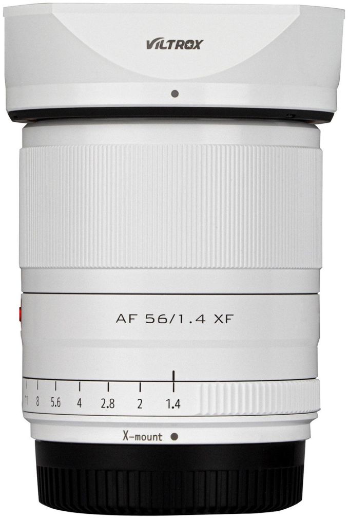 Viltrox AF 56mm F/1.4 Fujifilm X-attacco bianco (limited edition)