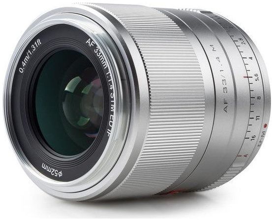 Viltrox AF 33mm f/1.4 AF Fujifilm X-attacco argento