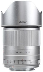 Viltrox AF 33mm f/1.4 AF Fujifilm X-attacco argento
