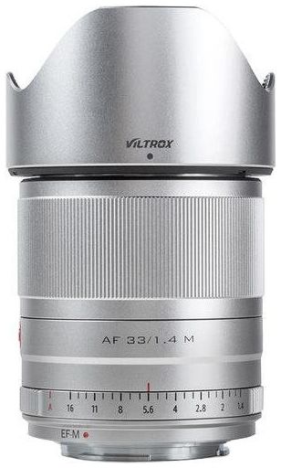 Viltrox AF 33mm f/1.4 AF Fujifilm X-attacco argento