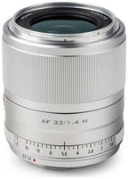 Viltrox AF 33mm f/1.4 AF Fujifilm X-attacco argento
