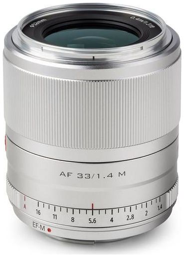 Viltrox AF 33mm f/1.4 AF Fujifilm X-attacco argento