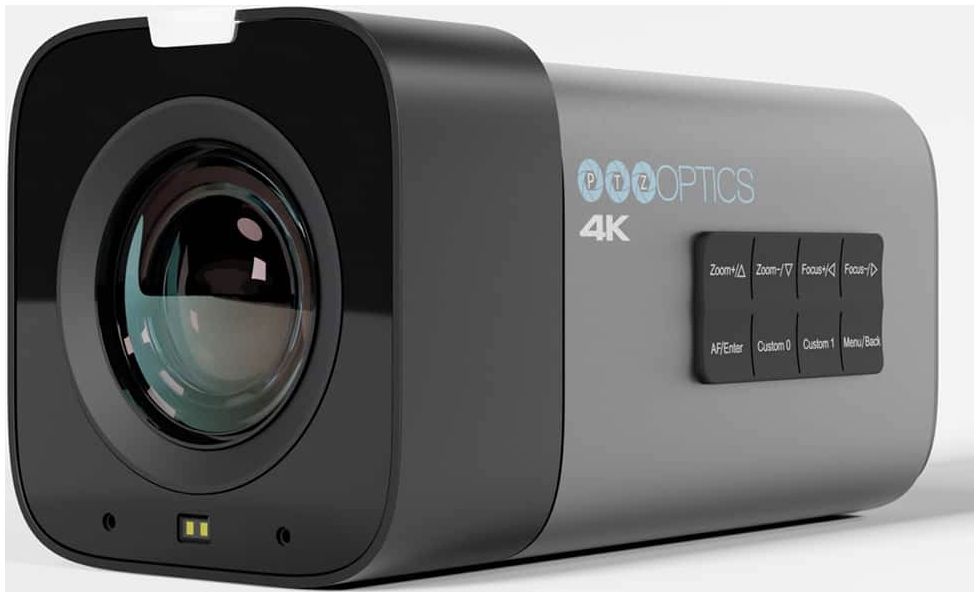 PTZOptics PT12X-STUDIO-4K-GY-G3 Telecamera 4K, Hive-Linked, zoom 12x ottico, grigio