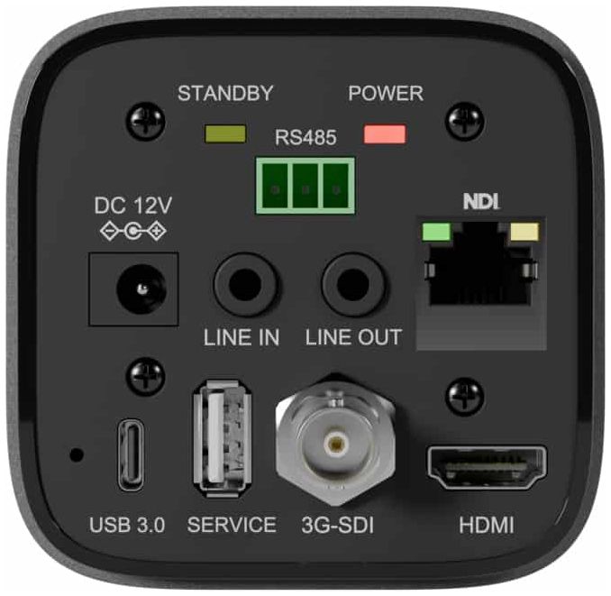 PTZOptics PT12X-STUDIO-4K-GY-G3 Telecamera 4K, Hive-Linked, zoom 12x ottico, grigio