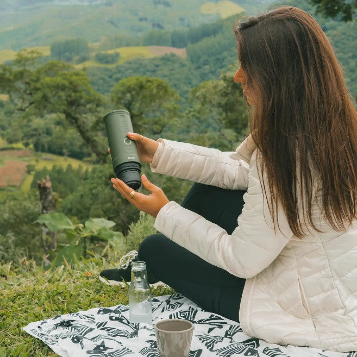 OutIn Nano Portable Electric Espresso Machine – Forest Green