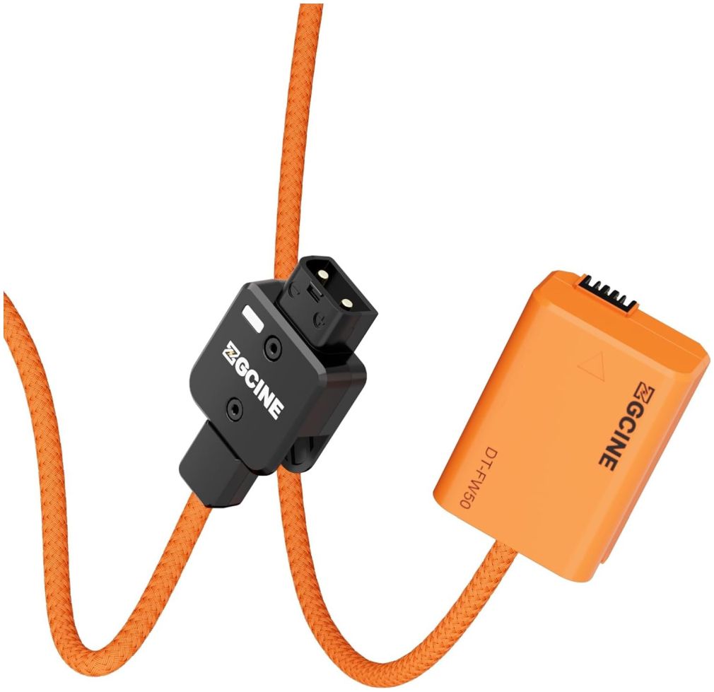 ZGCine D-Tap to NP-FW50 Dummy Battery Cable