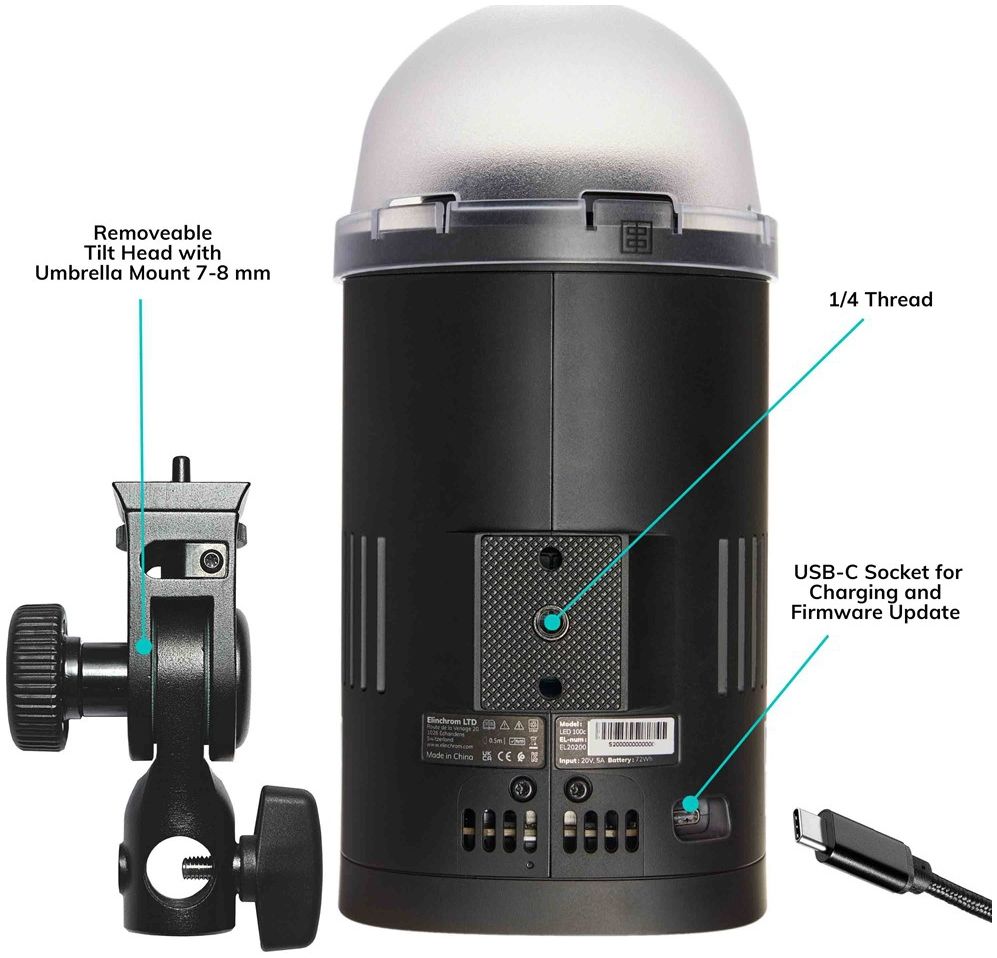 Elinchrom LED 100 C Kit doppio di luci LED