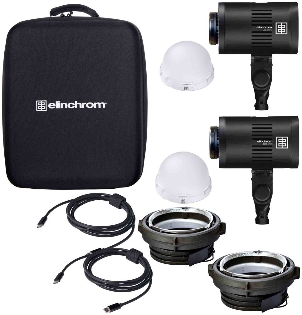 Elinchrom LED 100 C Kit doppio di luci LED
