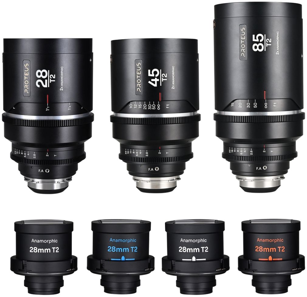 Laowa Proteus Flex 2X Anam. Bundle (28mm, 45mm, 85mm) - Arri PL+EF