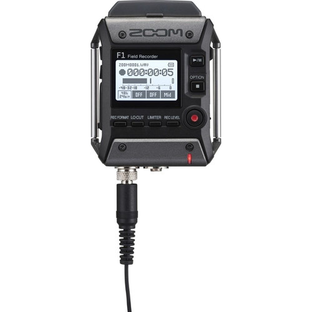 Zoom F1-LP Field Recorder with Lavalier Microphone + Carrying bag