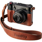 SmallRig 5268 Kit custodia in pelle per Fujifilm GFX 100RF (marrone)