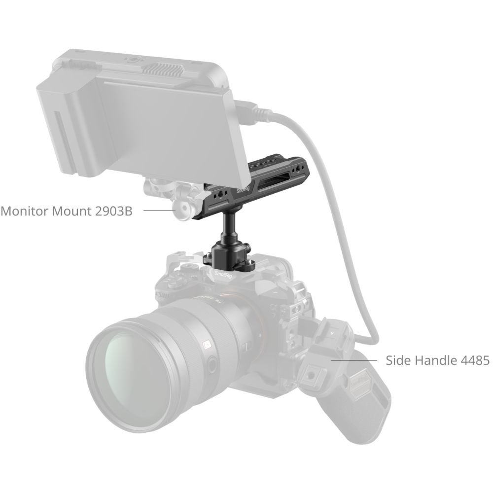 SmallRig 4152 Impugnatura superiore rotante con morsetto NATO