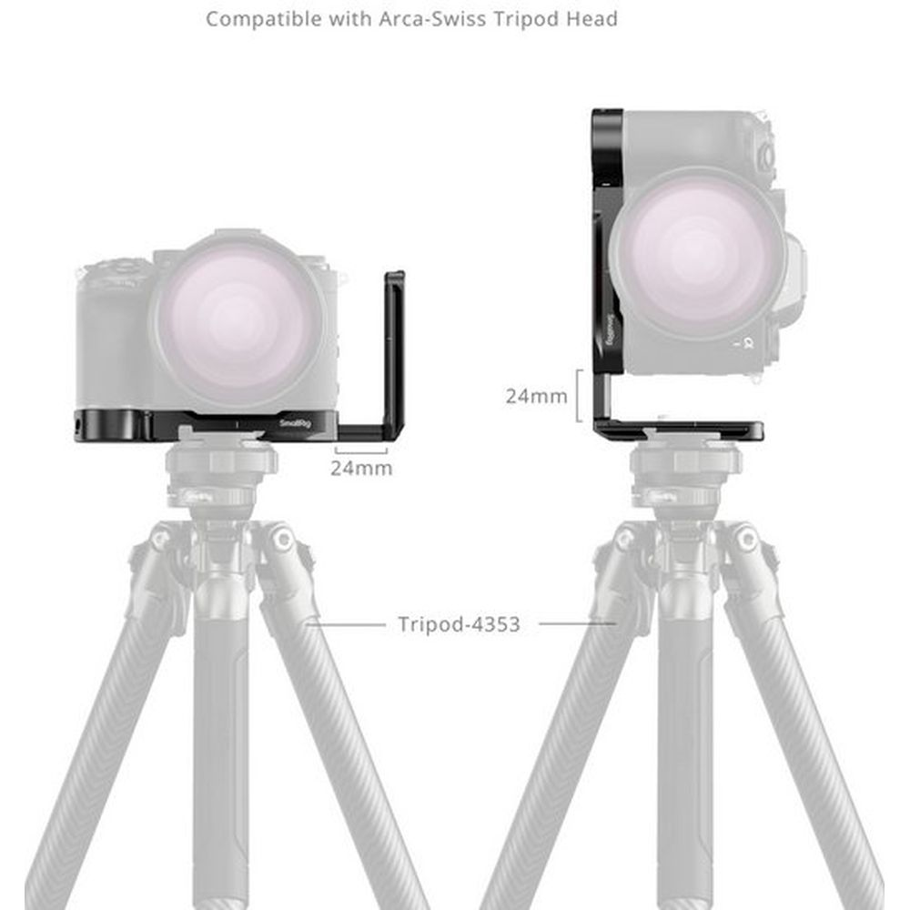 SmallRig 5188 Piastra di montaggio a L per Sony Alpha 1 II / Alpha 9 III