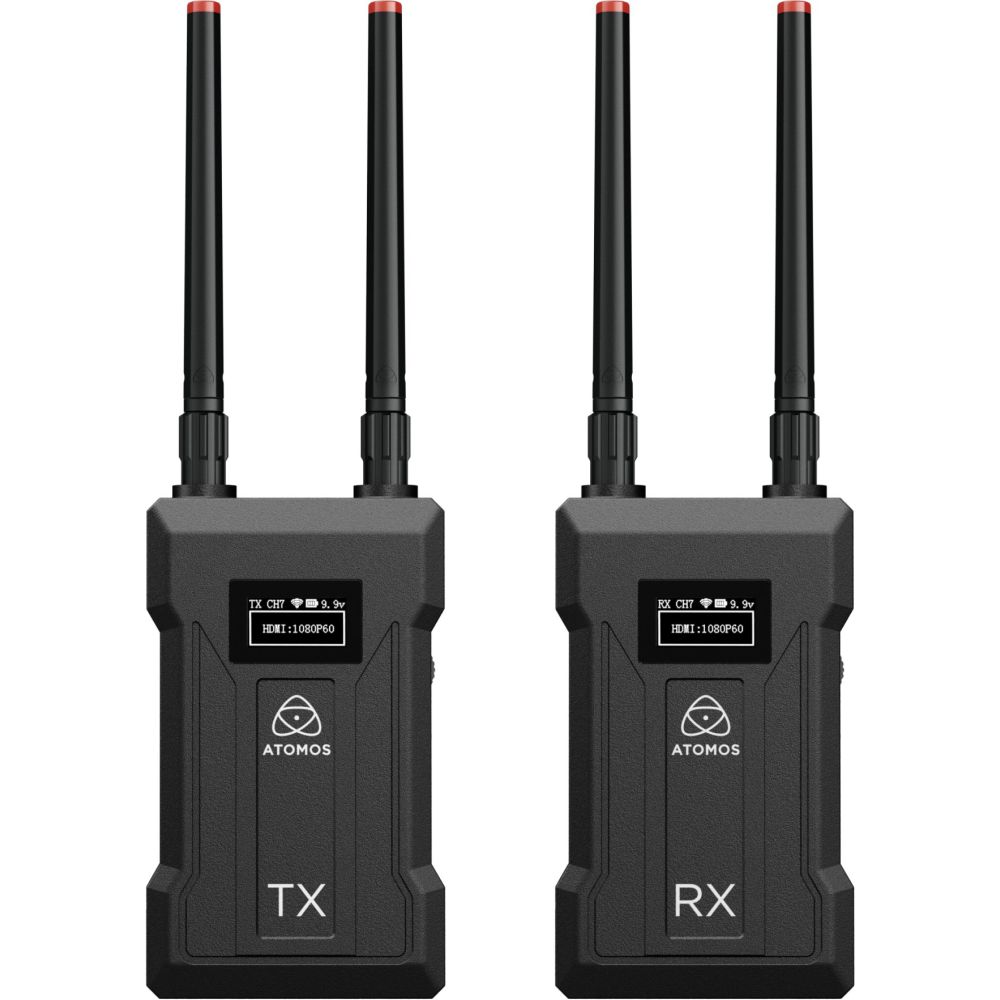 Monitoraggio video wireless 4K/HD di Atomos TX-RX