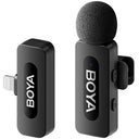 Boya BY-V1 V2.0 Wireless Lavalier Microfono per Lightning - 1 x TX e 1 x RX