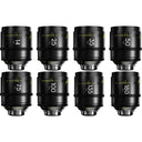 DZOFilm Arles 14/21/25/35/50/75/100/135mm FF/VV Prime Cine Obiettivo con attacco PL (metro)