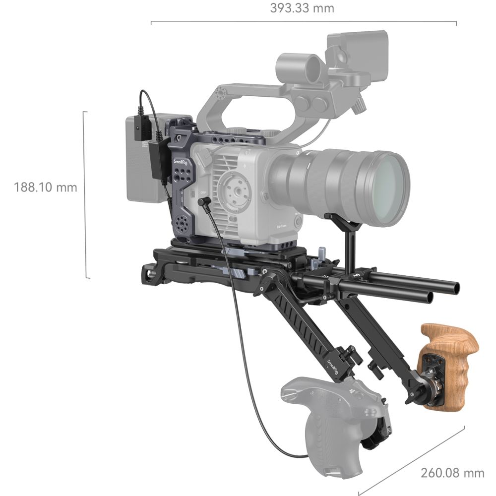 SmallRig 4125B Kit rig Schouder per Sony FX6