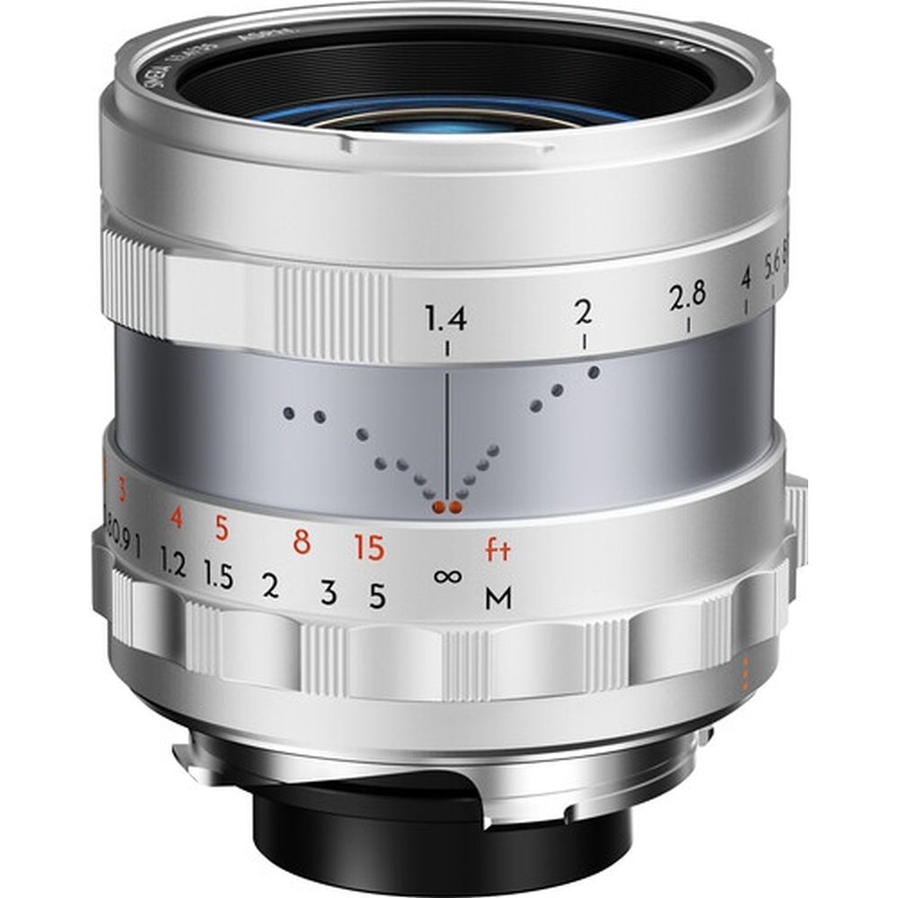 Thypoch Full-frame Simera 35mm f/1.4 Type II per attacco Leica M, argento
