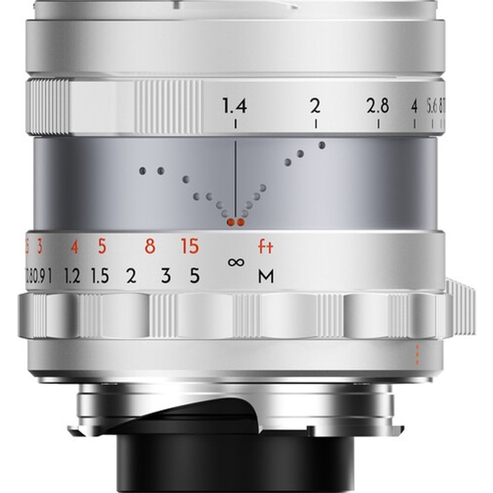 Thypoch Full-frame Simera 35mm f/1.4 Type II per attacco Leica M, argento