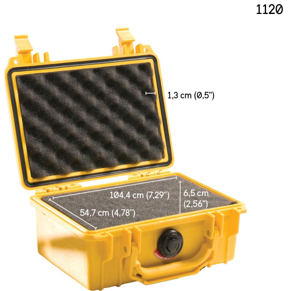 Peli 1120 Foam yellow