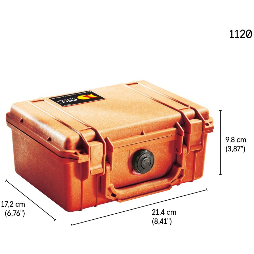 Peli 1120 Schiuma arancione