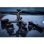 Leofoto LAC-05 Supporto a 3 ventose per videocamere d'azione