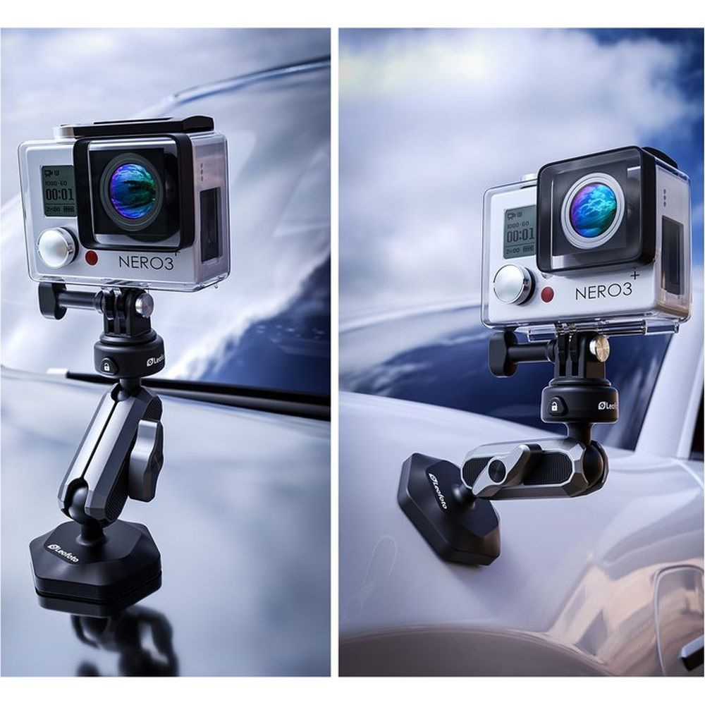 Leofoto LAC-01 Supporto magnetico per fotocamera d'azione