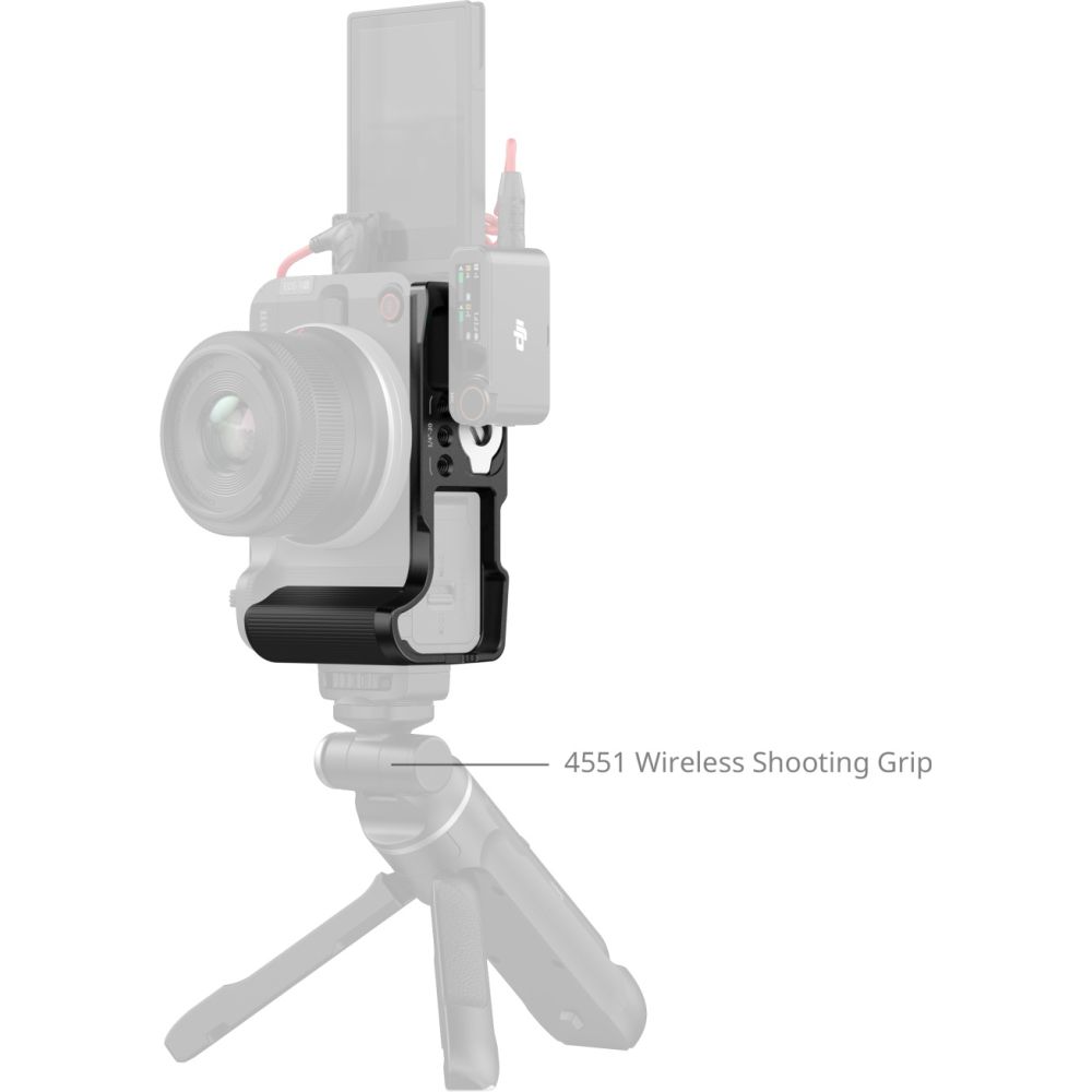 SmallRig 5429 L-Shaped Mount Plate with Handle for Canon EOS R50 V, black